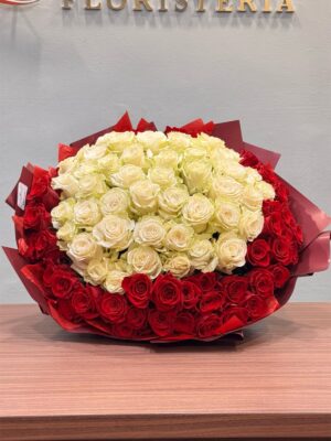 Rosas Blanco & Rojo